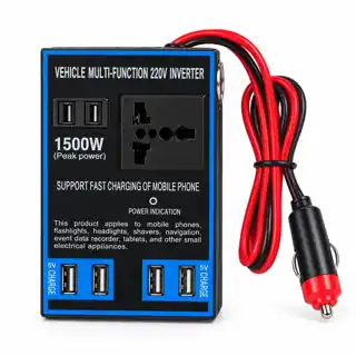Convertisseur de voiture 12V 1500W